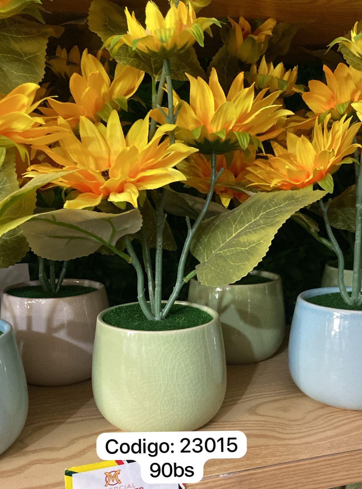 Flores de plástico-23015